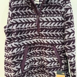 NWT NORTH FACE Quarter Zip Fleece Hoodie